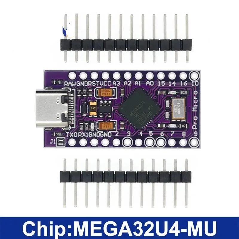 MICRO/MINI/TYPE-C USB ATMEGA32U4 Module 5V 16MHz Board