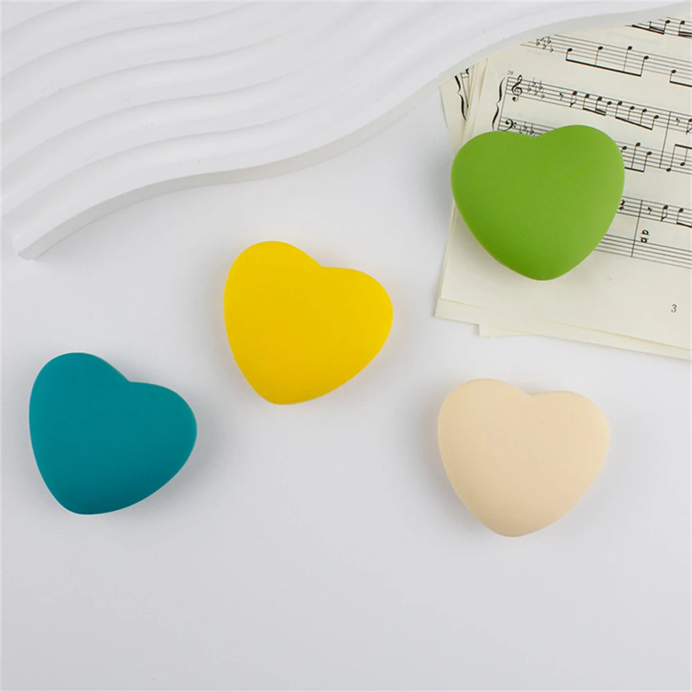 Cute Macaron Love Heart Bracket Phone Grip Tok Griptok Korea Holder Ring For iPhone 14Pro