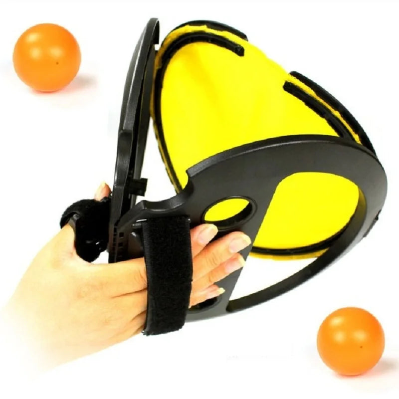 Outdoor Games Parent-Child Throwing and Catching Ball Sports Fitness Hand Grasping The Ball Racket