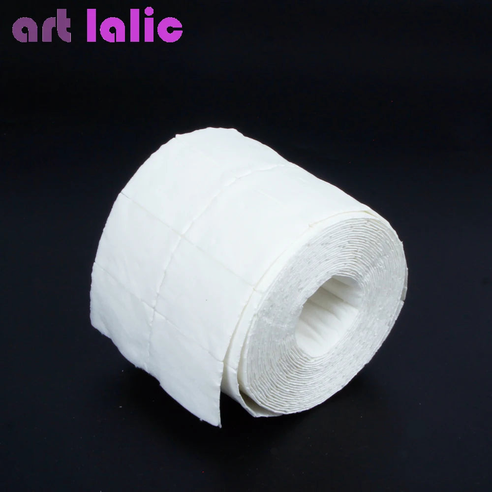 Nail Polish Acrylic Gel Remover, Towel Paper, Cotton Pads Roll