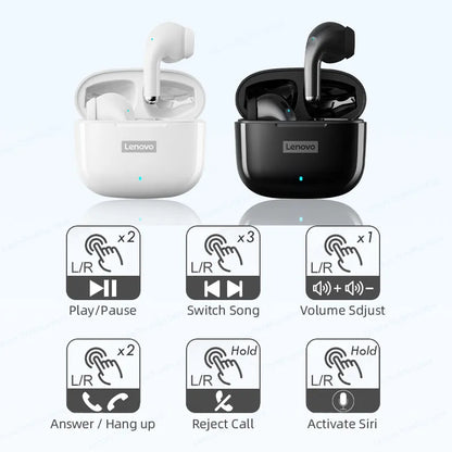 Earphones Wireless Bluetooth 5.1 Sport Noise Reduction Headphones Touch Control