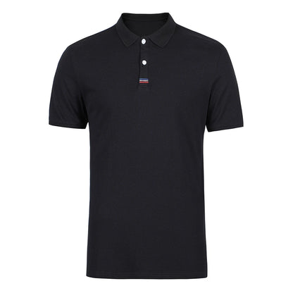 Clothing Men Polo Shirt Men Business Casual Solid Male Polo Shirt Short Sleeve