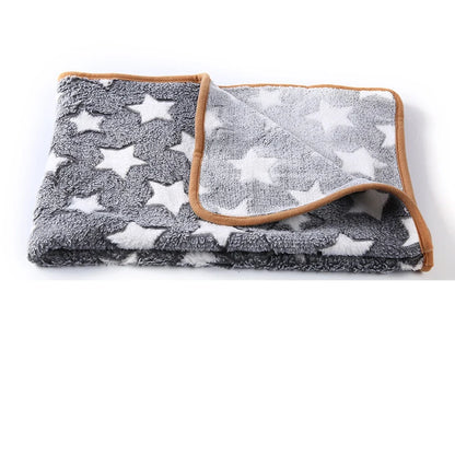 Soft And Fluffy Pet Dog Blanket Printing Pet Mat Warm Breathable Skin Friendly