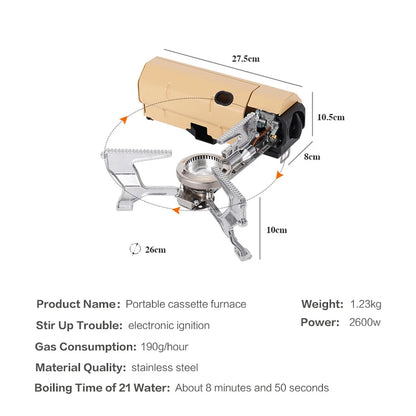 Camping Cassette Stoves Portable Folding Camping Gas Stove Camp Gases Burners Stoves